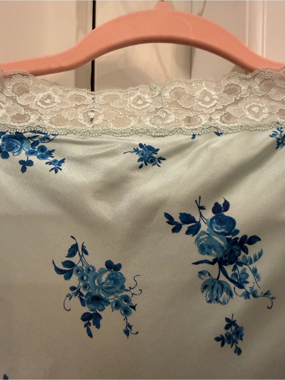 New Reformation Silk Clarisse Blue Floral Square-Neck Maxi Dress. Size 4. - Picture 11 of 12